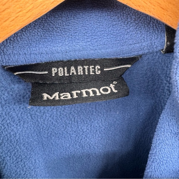 Marmot Polartec Fleece Women’s Blue Jacket Large - Picture 4 of 7